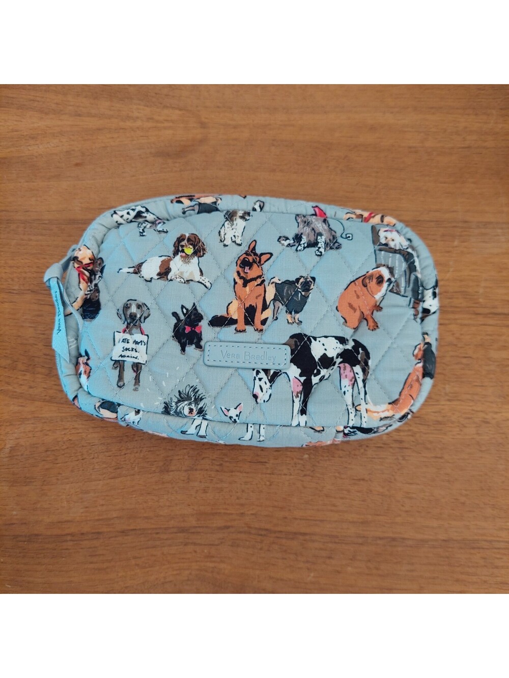 Vera Bradley Dog Show Essential Cord Organizer Tech Case Travel Pouch in